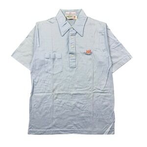 Vtg 70's Grand Slam Munsingwear Polo Shirt Men Large Blue ASU Arizona State Golf